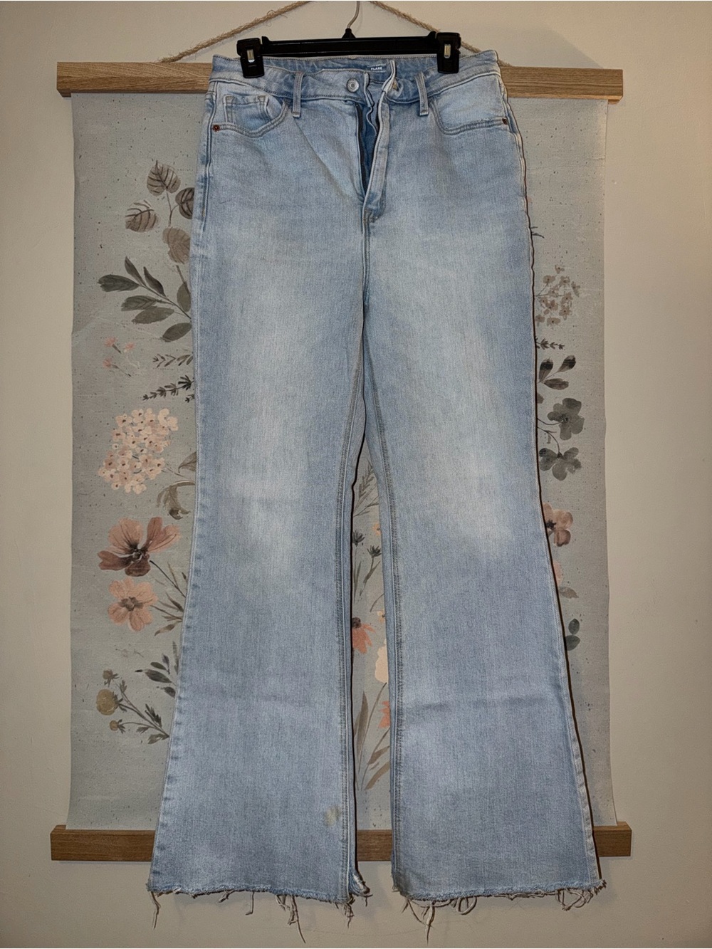 Old Navy Light Blue High-Rise Flare Jeans